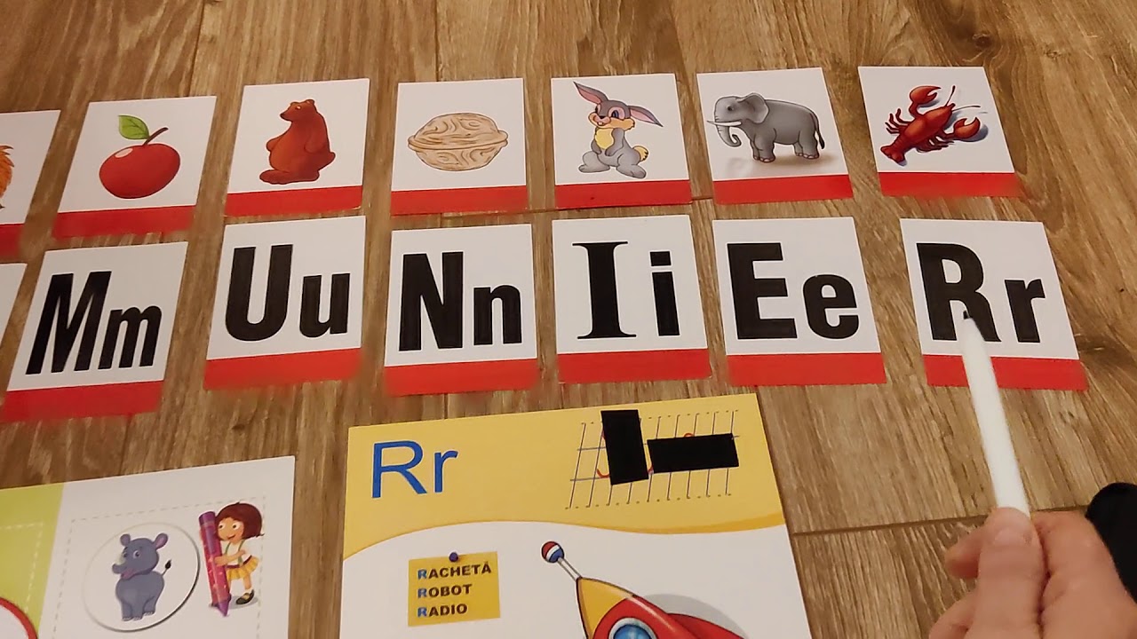 Sunetul și litera r/R - recunoaștere, citire, scriere