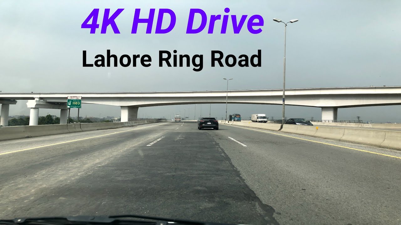 Lahore RingRoad 4K HD Drive | Driving to DHA and Lahore Airport