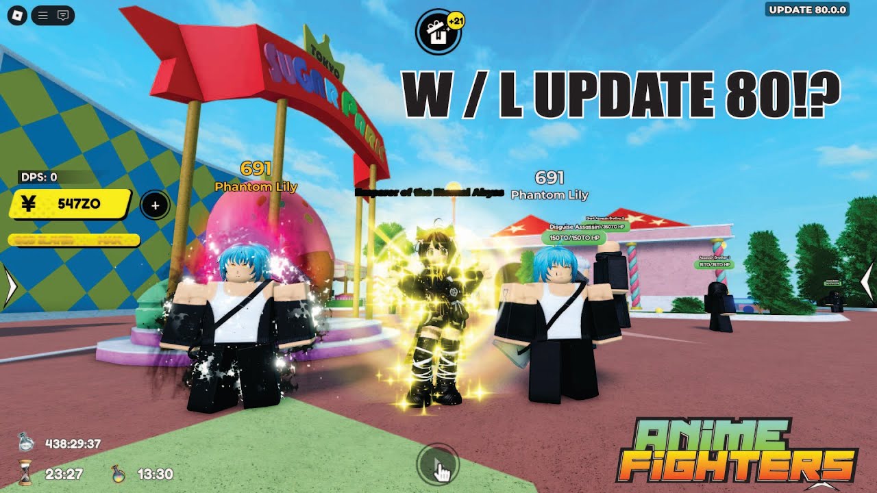 W Or L Update 80 !!?? 4 New Codes!!! Anime Fighters Simulator