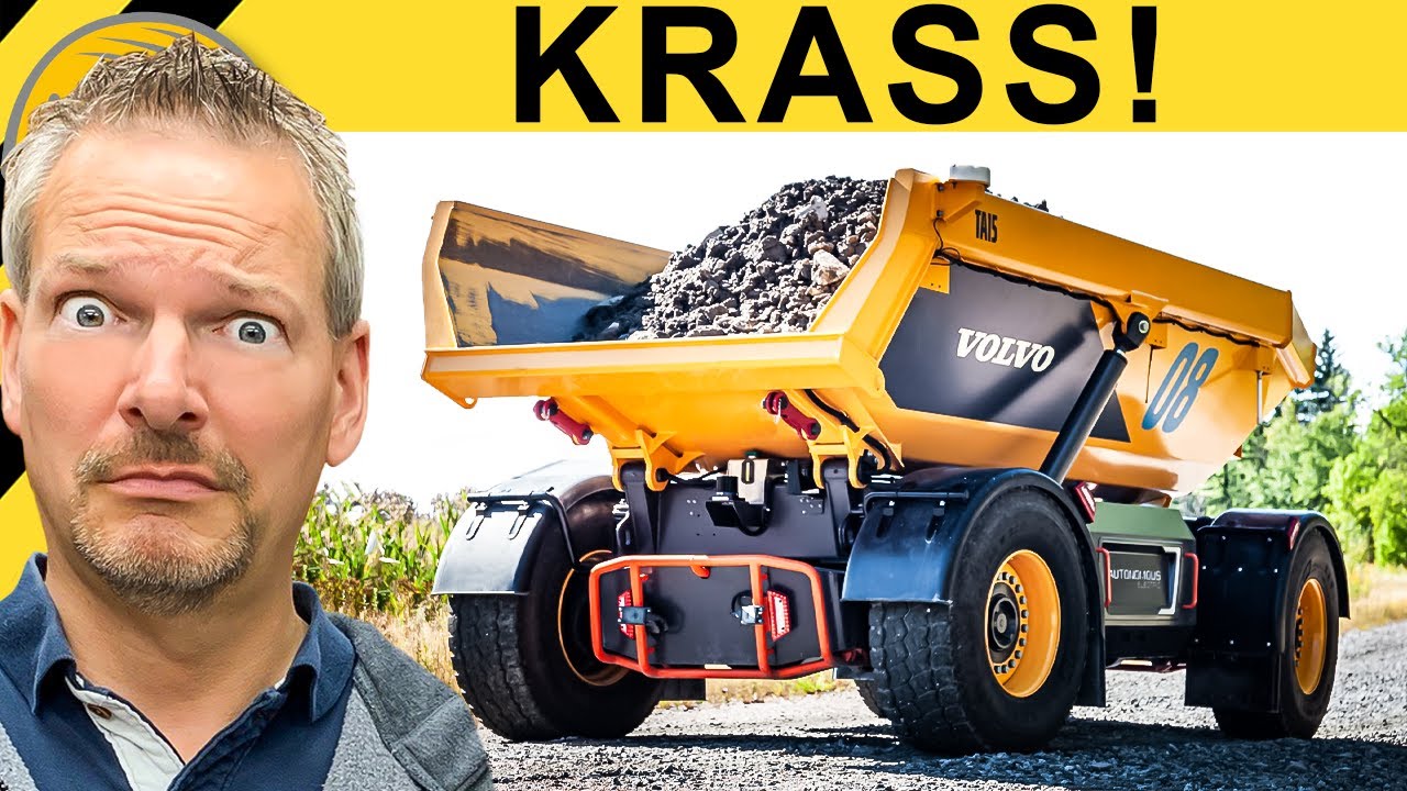 KRASS! DIESE TRUCKS FAHREN KOMPLETT SELBST - VOLVO ZEIGT BAUSTELLE DER ZUKUNFT!