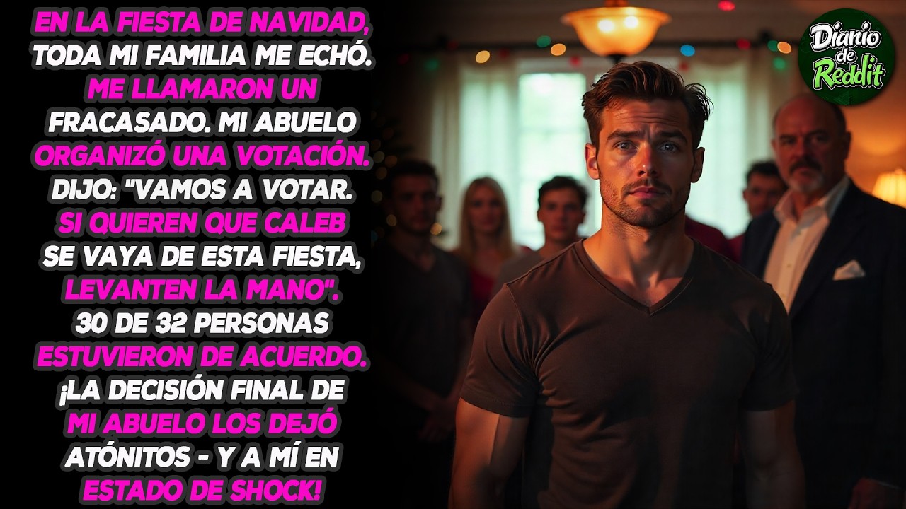 Toda mi familia votó para que me fuera de la cena de Navidad, pero lo que hizo el abuelo después los