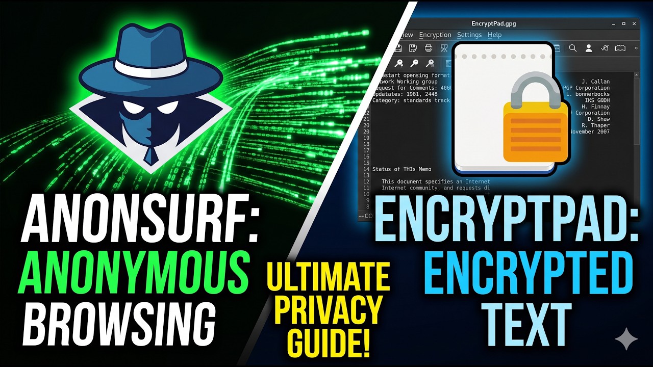 Изучение приложений безопасности Parrot. Часть 1 &mdash; Anon Surf и Encryptpad.