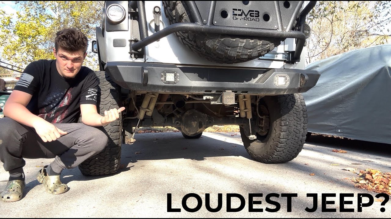 Straight Piped 3.8L Jeep Wrangler | Jeep Performance | 4K