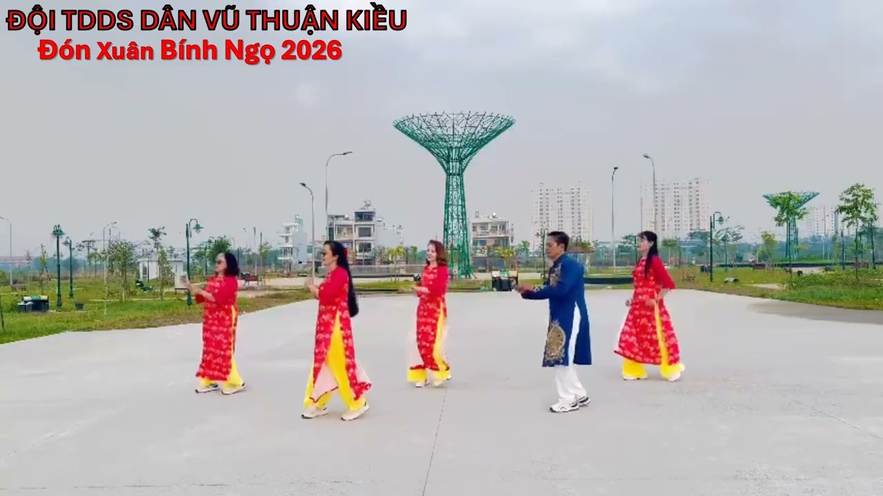 ĐỘI TDDS DÂN VŨ THUẬN KIỀU ĐÓN XUÂN