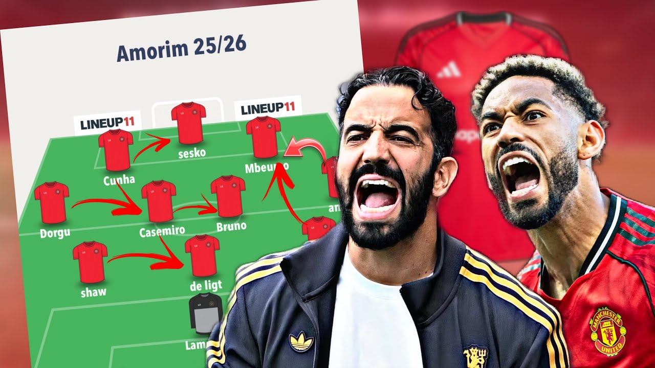 *UPDATED TACTICS* Recreate Ruben Amorim’s 3-4-3 Manchester United Tactics In FC 26 