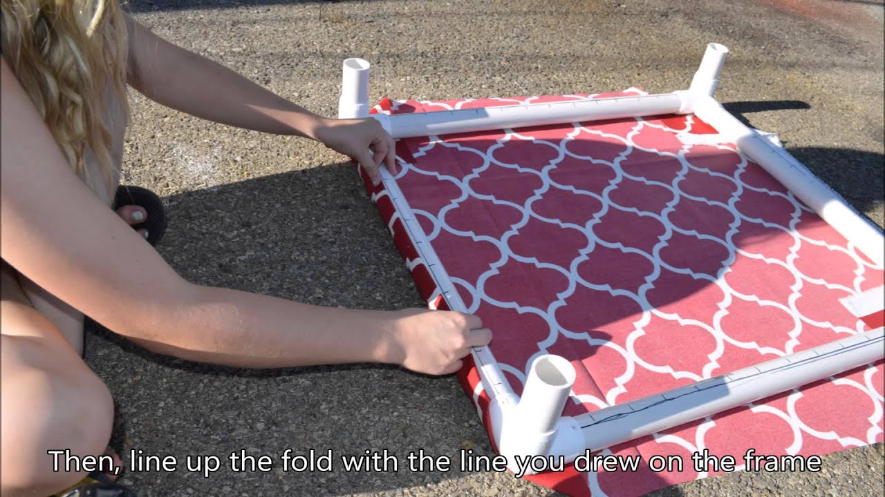 How to build a PVC Dog Bed