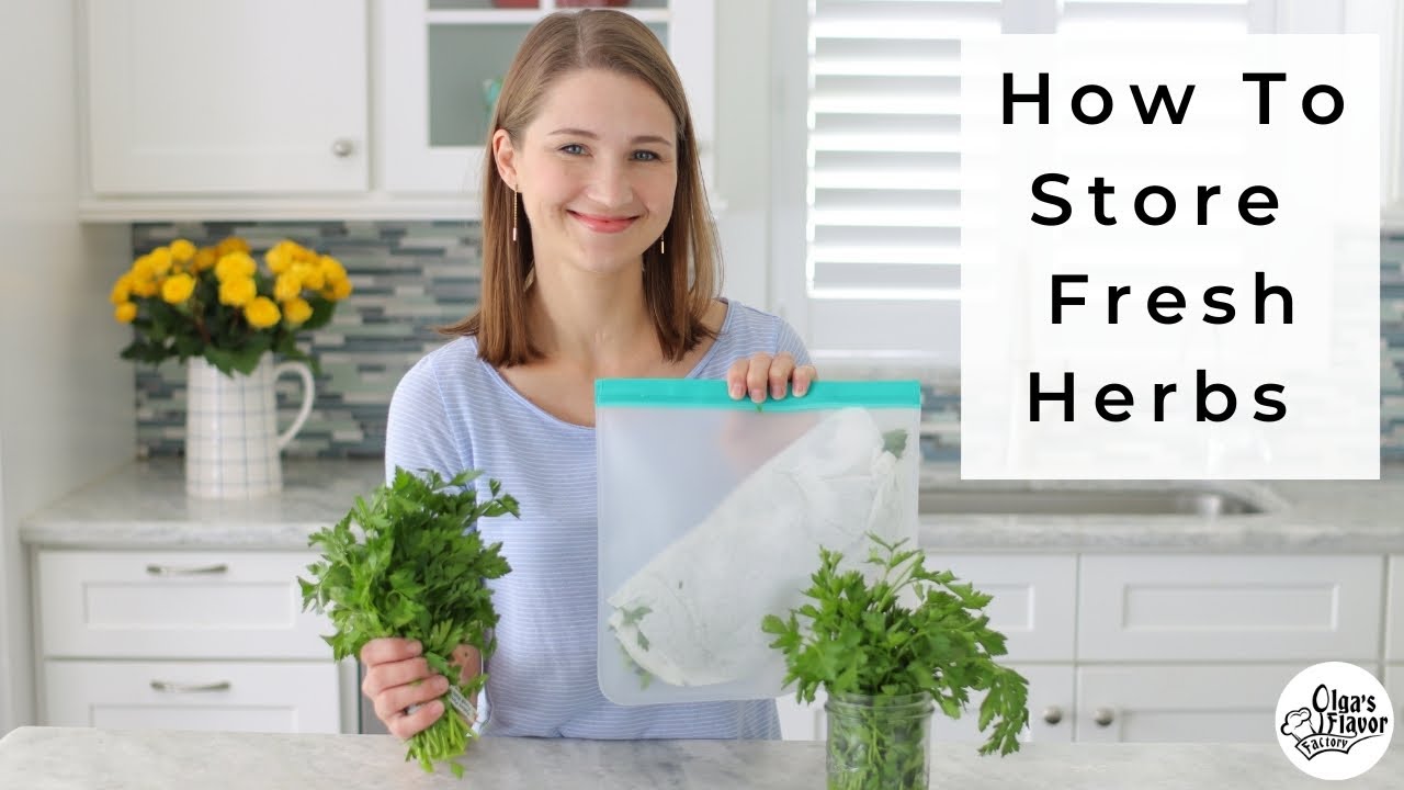 How To Store Fresh Herbs