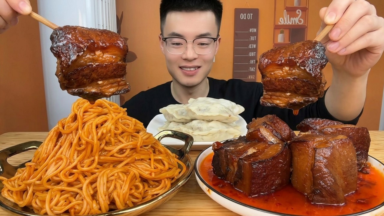 【ASMR】【MUKBANG】東坡肉 BRAISED PORK BELLY | EATING SHOW |CHINESE MUKBANG |食べ |吃播 FANG ASMR #咀嚼音 #264