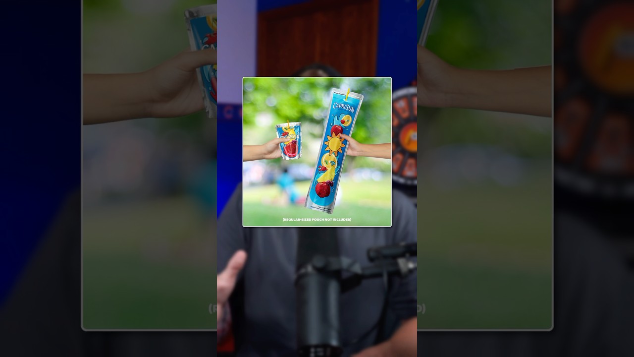 Capri Sun Made A 15-Inch Pouch 😂