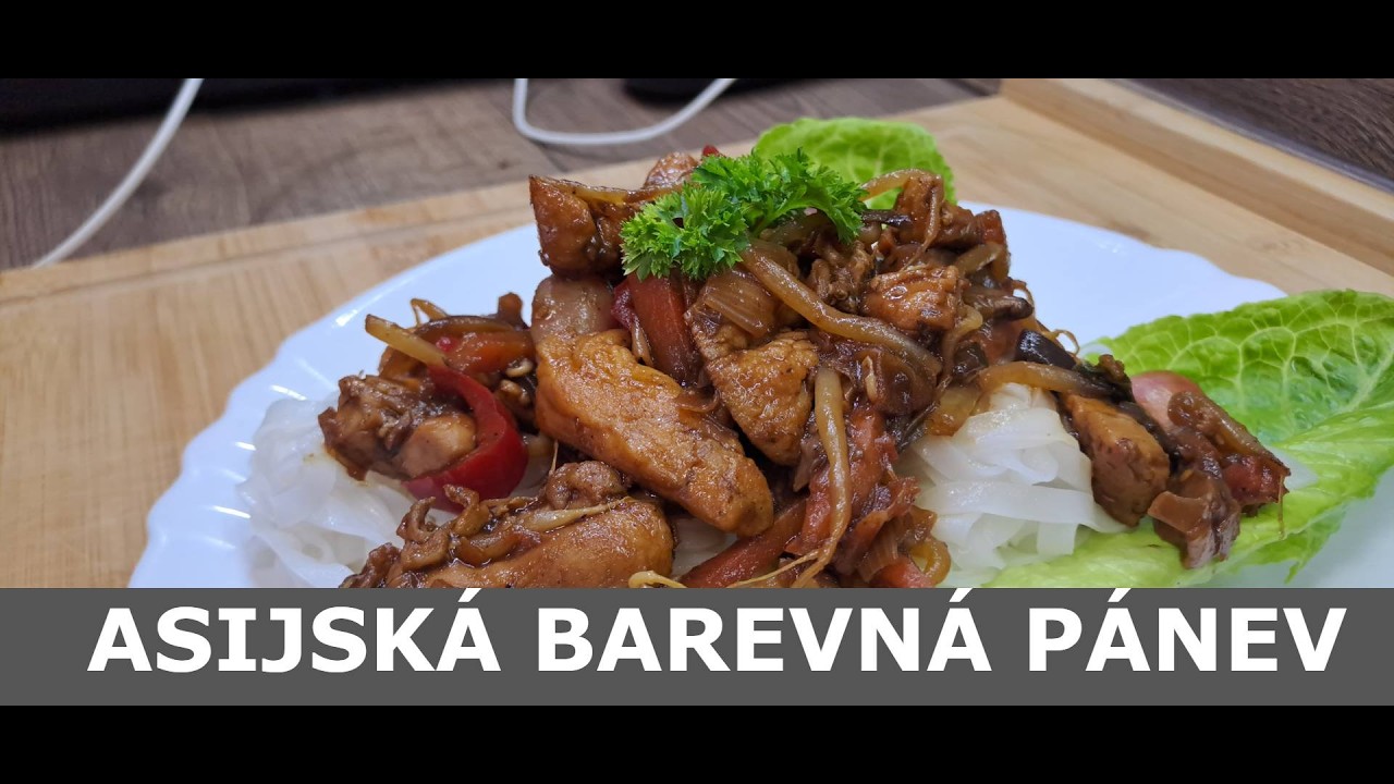 Asijská barevná dietní pánev pana Woka