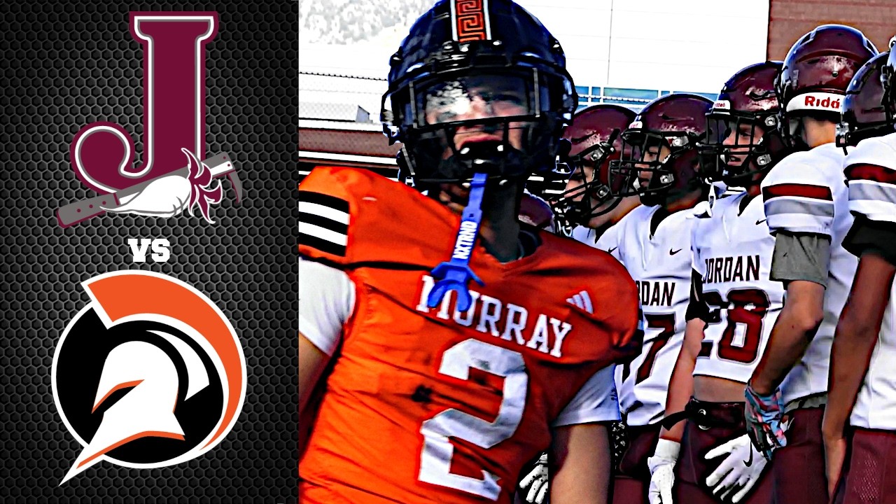Utah High School Football: Jordan Beetdiggers 🔴⚫vs Murray Spartans ⚫🟠⚔ Highlights 2026