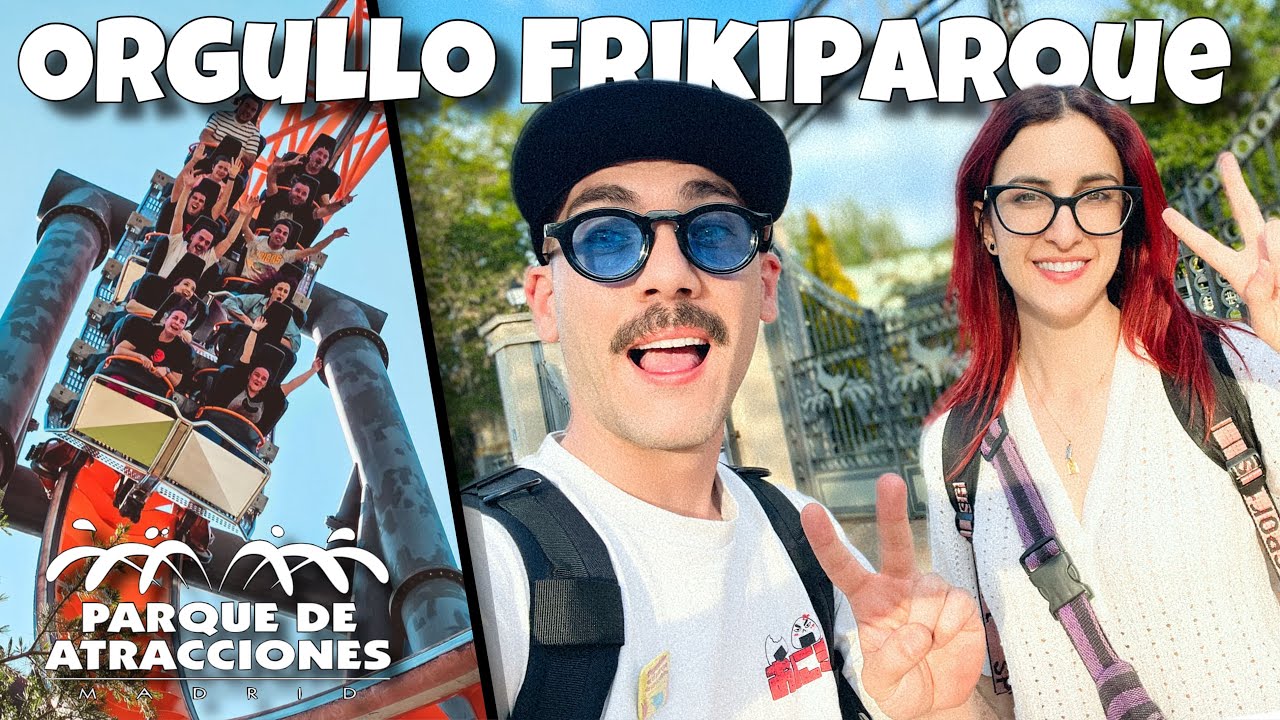 🤩Así fue el día del ORGULLO FRIKIPARQUE en Parque de Atracciones de Madrid | Vlog día completo 🎡