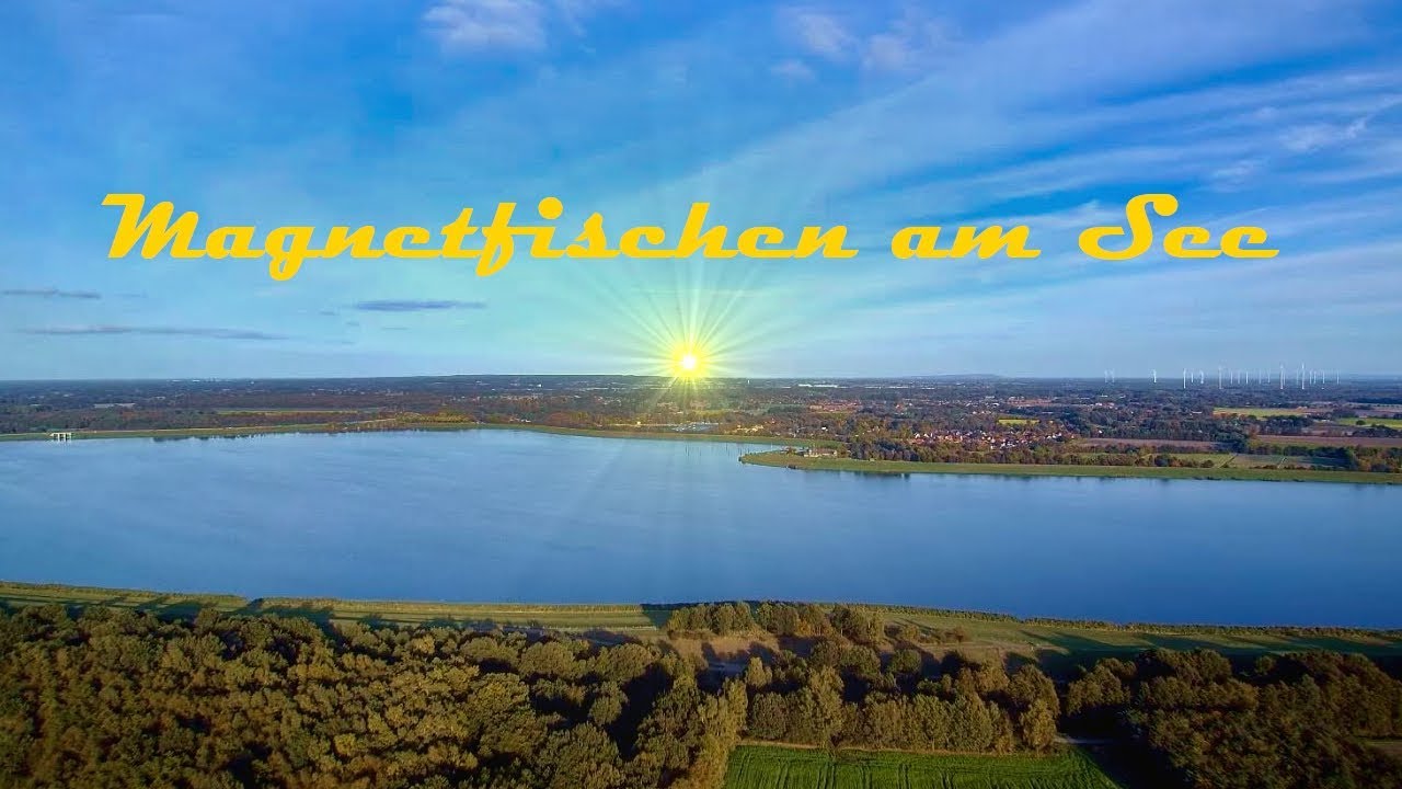Magnetfischen am großen See + Tolle Aufnahmen aus der Luft