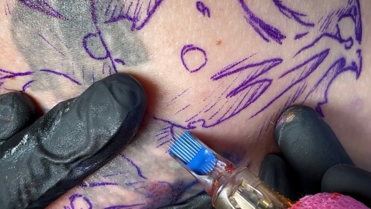 Cover Up tattoo | Time lapse