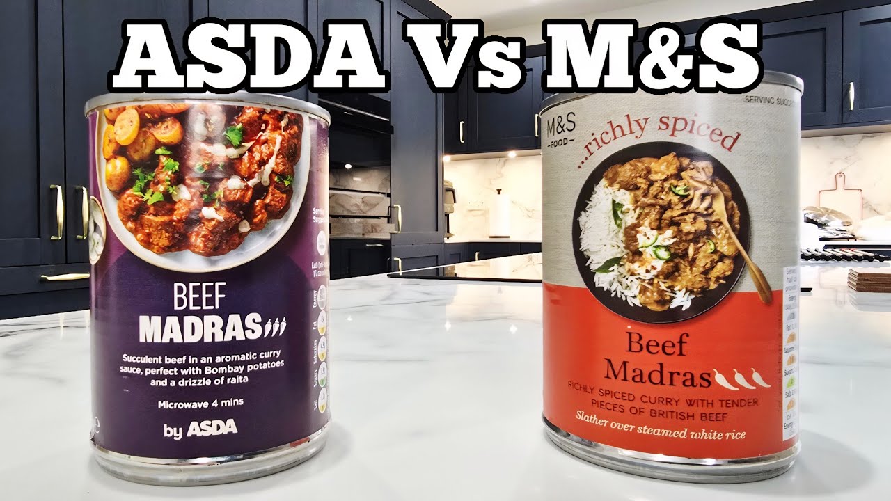 HUGE PRICE DIFFERENCE Beef Madras Curry ASDA V M&S Review