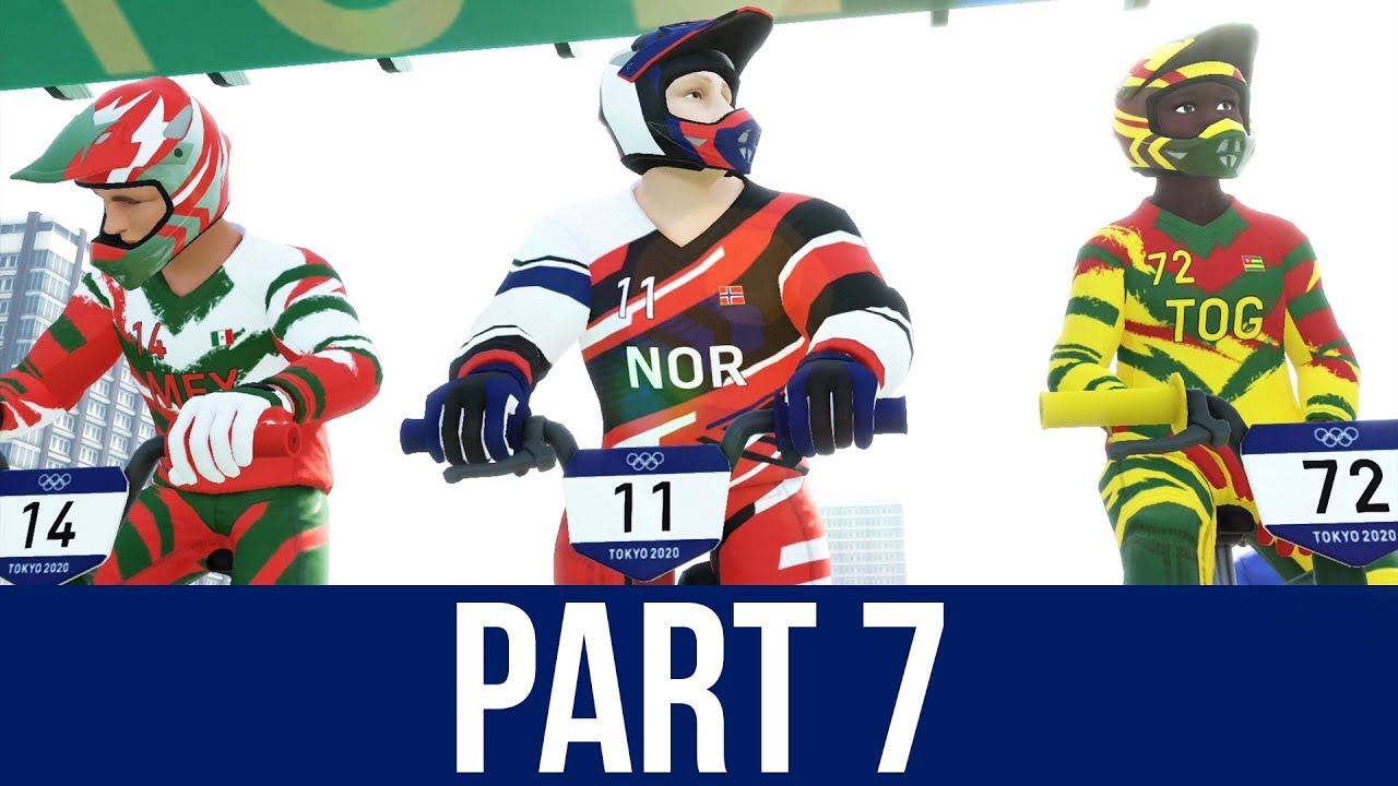 TOKYO 2020 Olympics Video Game Gameplay Part 7 - BMX & 200M MEDLEY