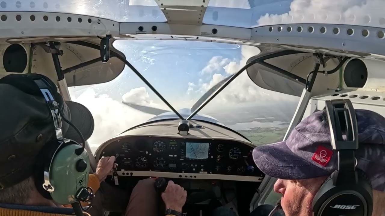 virages, décrochages et autres instructions sur le Golfe du Morbihan en ULM
