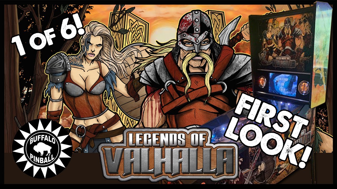 Legends of Valhalla pinball revealed! (Riot Pinball, 2020)