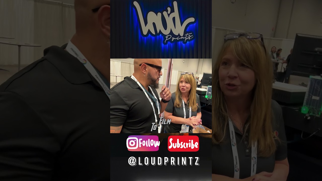 Printing united expo 2025 #embroidery #dtf #screenprinting #printing #loudprintz #loud