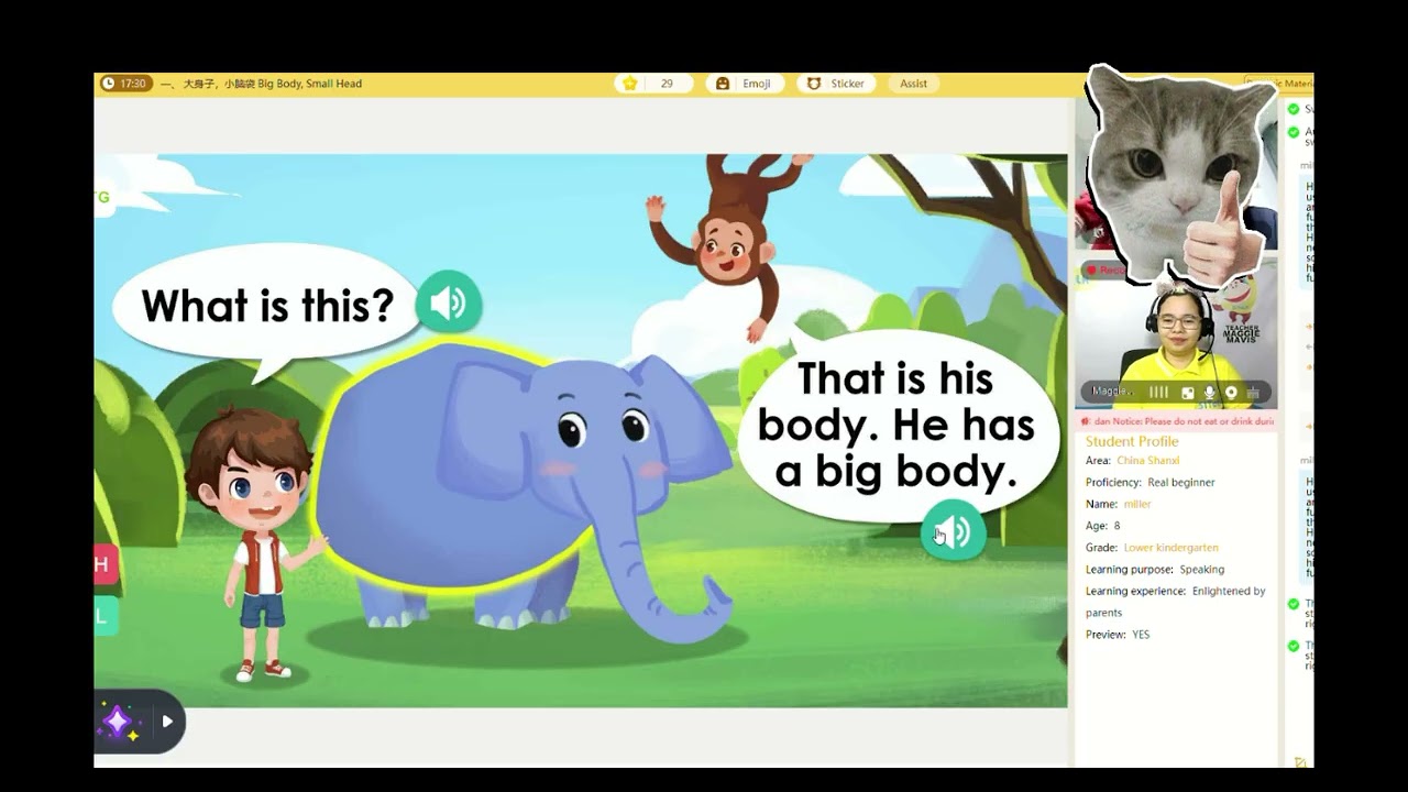 51Talk Level 0 - Big Body, Small Head