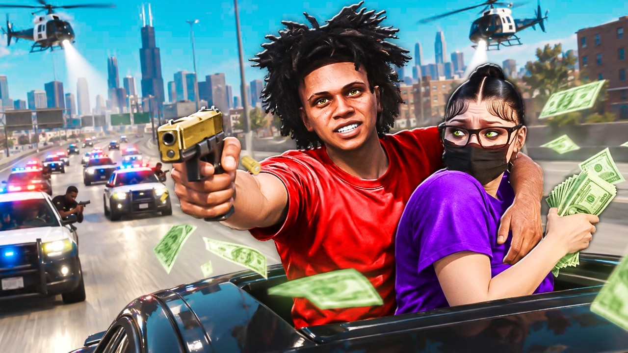 I Became MOST WANTED with my CRUSH in GTA 5 RP..