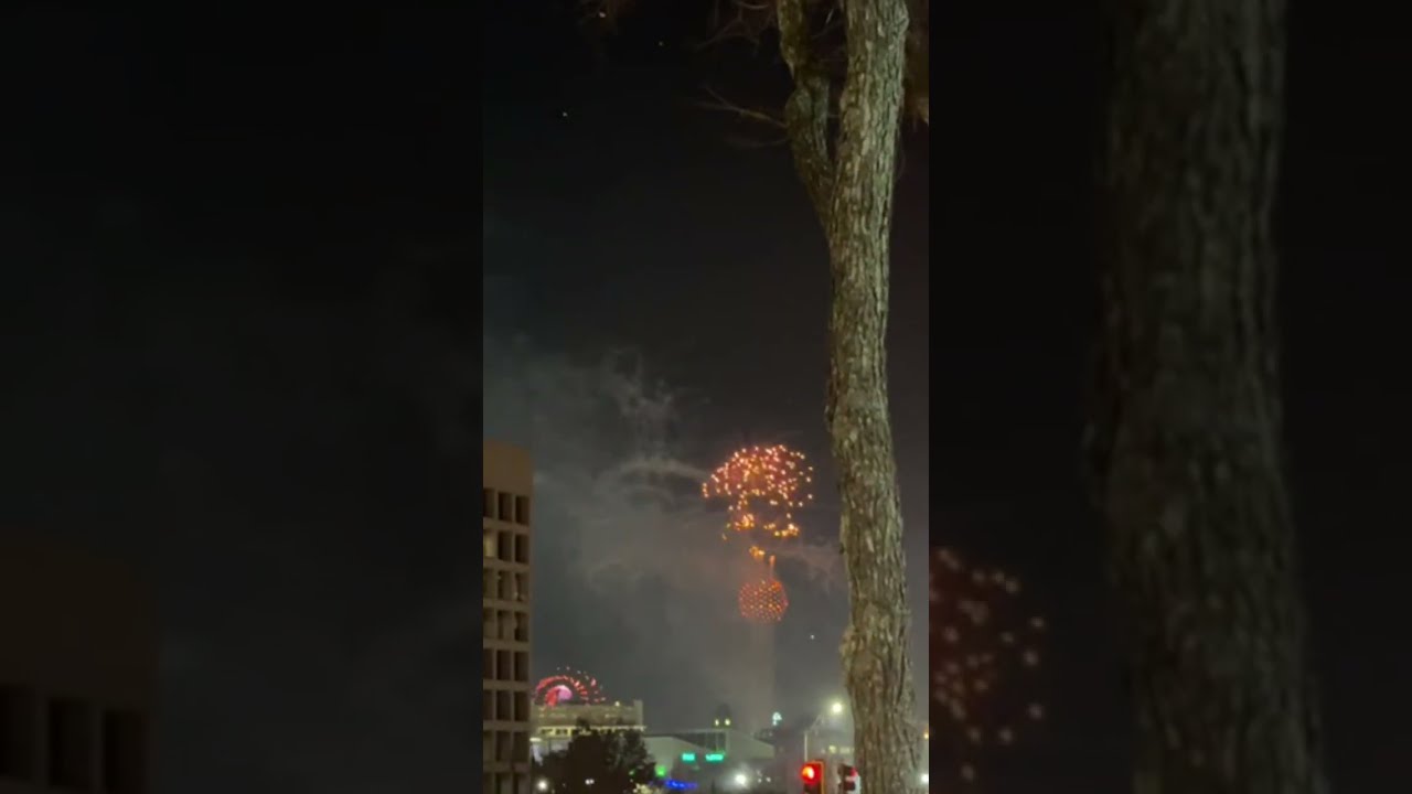 New Year in USA 2026 America Countdown begins live Downtown Fireworks Night New Years Eve