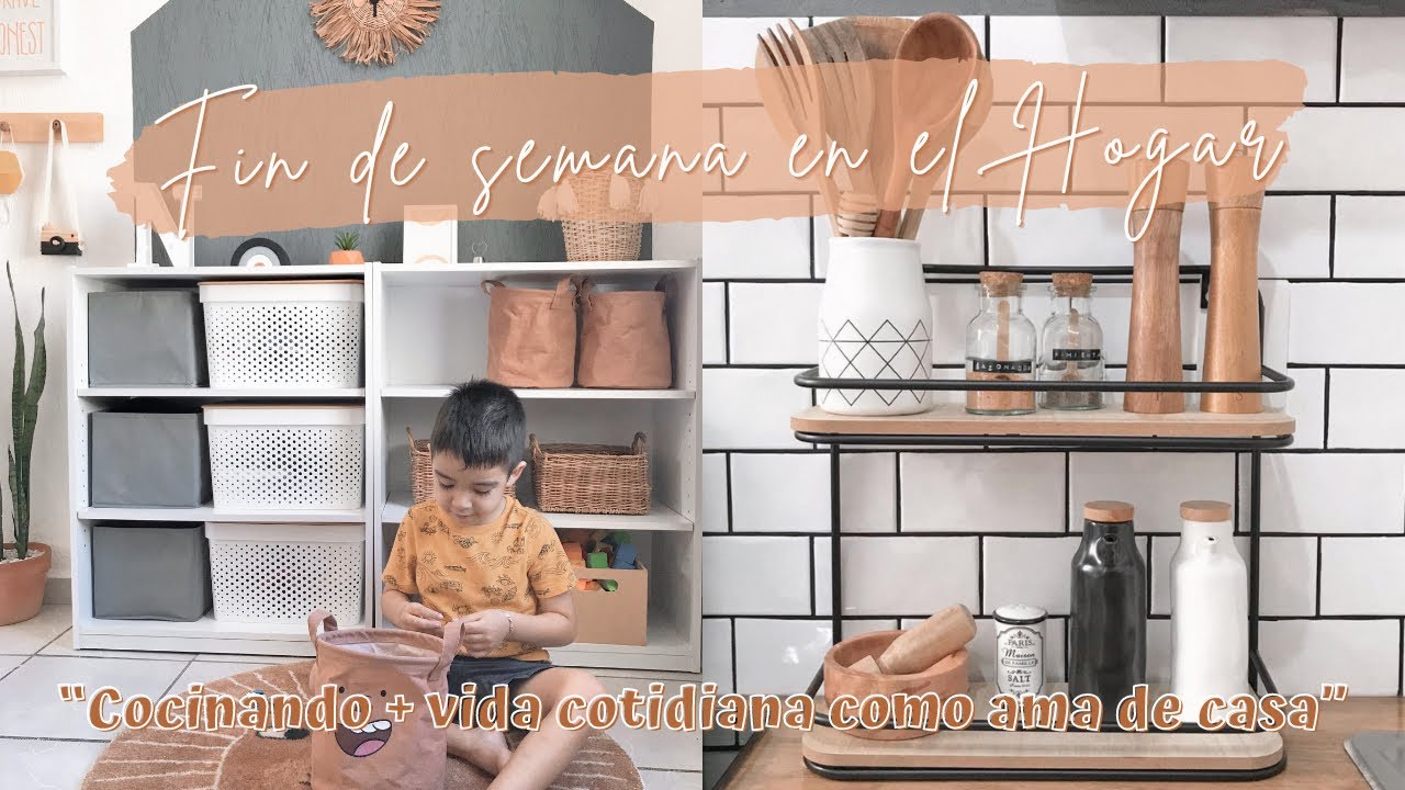 FIN DE SEMANA COMO AMA DE CASA VLOG | DECORACIÓN DE JOOM | COCINANDO + VIDA COTIDIANA EN EL HOGAR