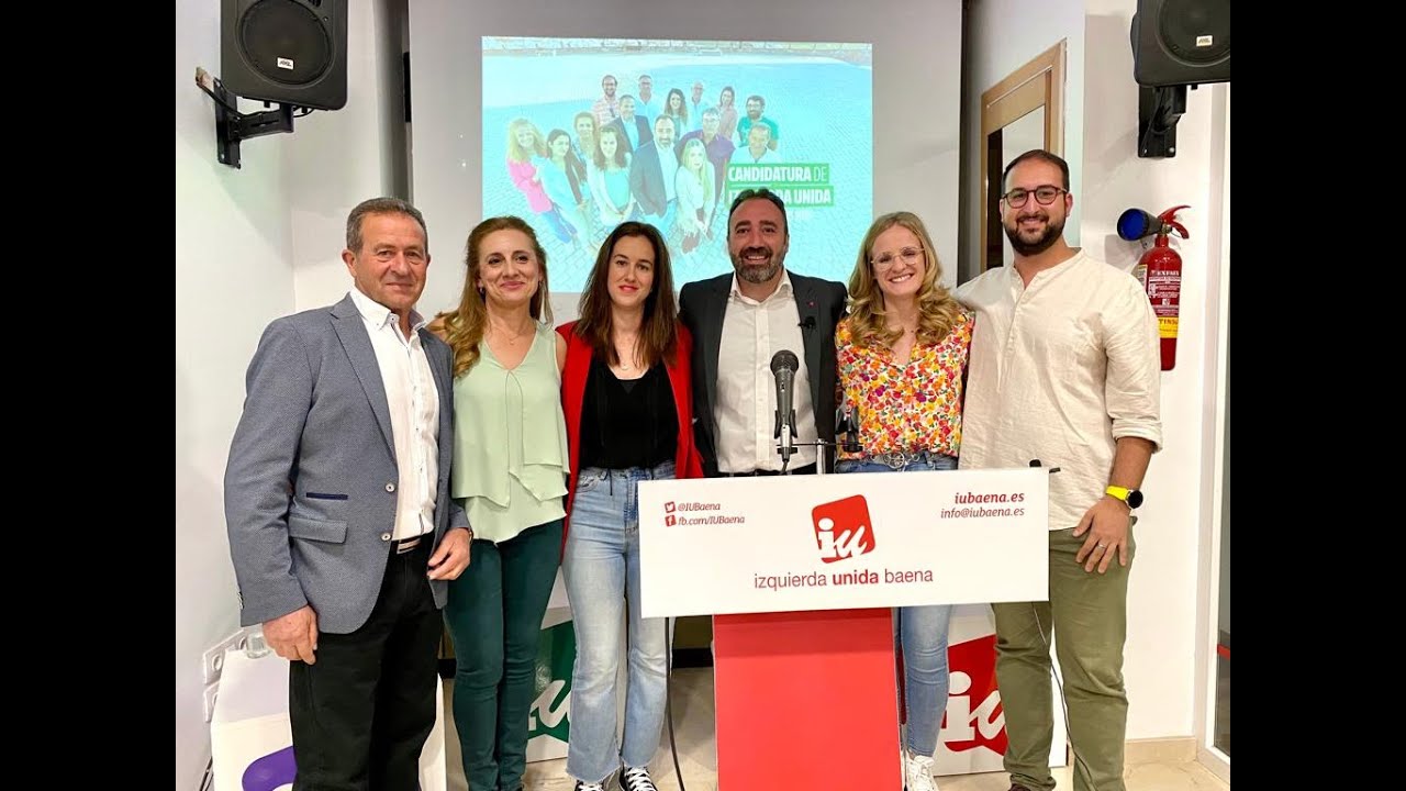 Presentación de la candidatura de IU Baena y Albendín  -Elecciones locales 2023-