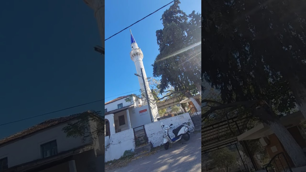 Bodrum yemiş camii şeref aran hocam ezan okuyor