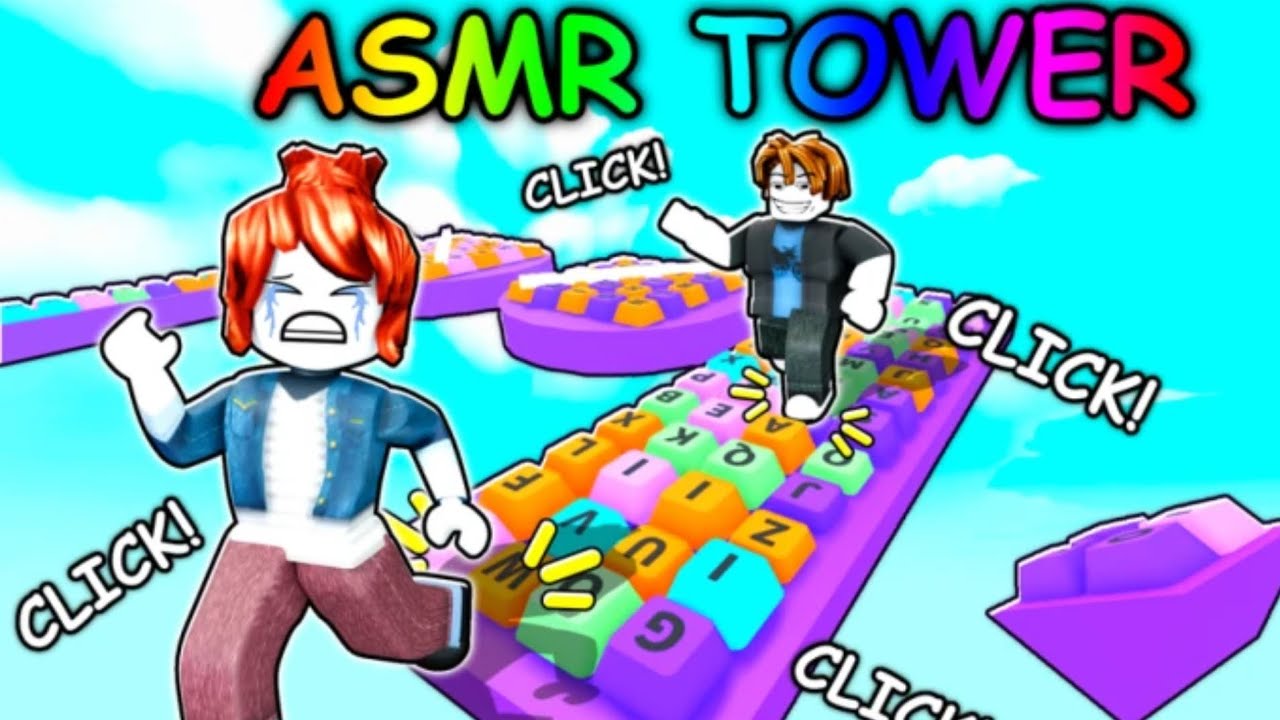 Playing ASMR Tower!! (￼ Satisfying )