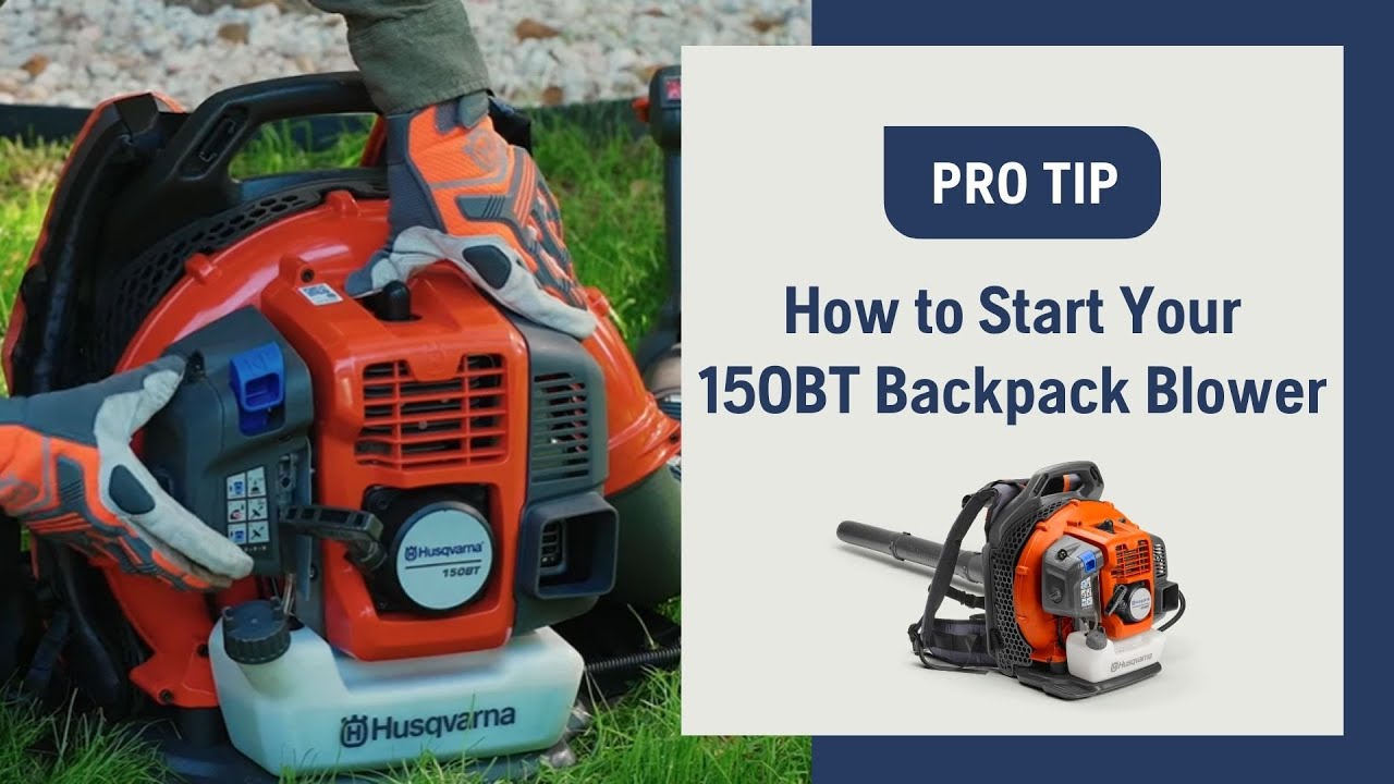 How to Series: 150BT Backpack Blower
