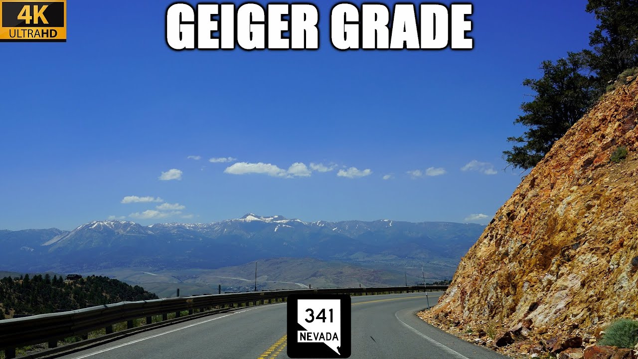 NV-341 North: Virginia City to Reno, Nevada | Driving Down the Geiger Grade