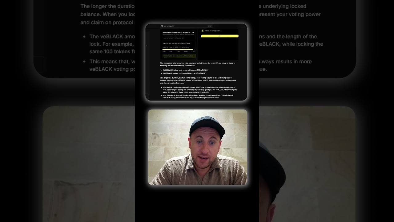 The Singularity veNFT gives you more voting weight the longer you lock your $BLACK on Blackhole DEX