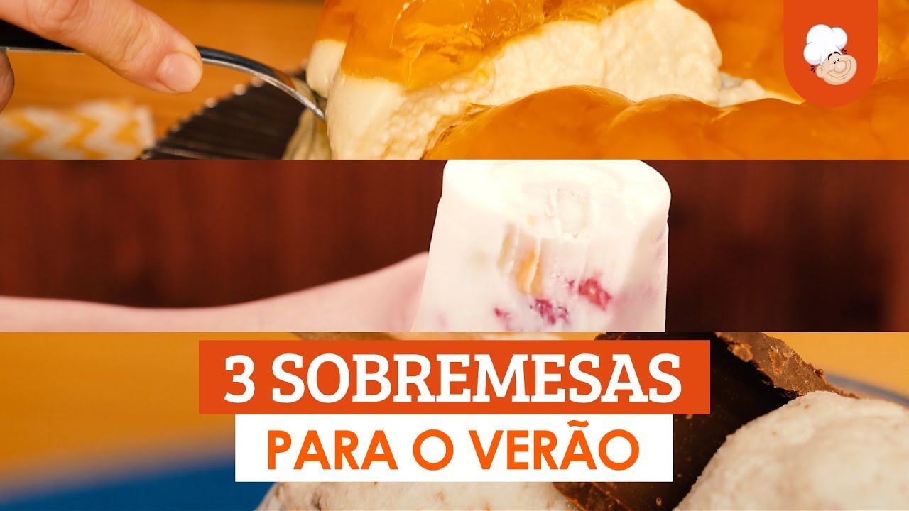 3 sobremesas para o verão — Receitas TudoGostoso