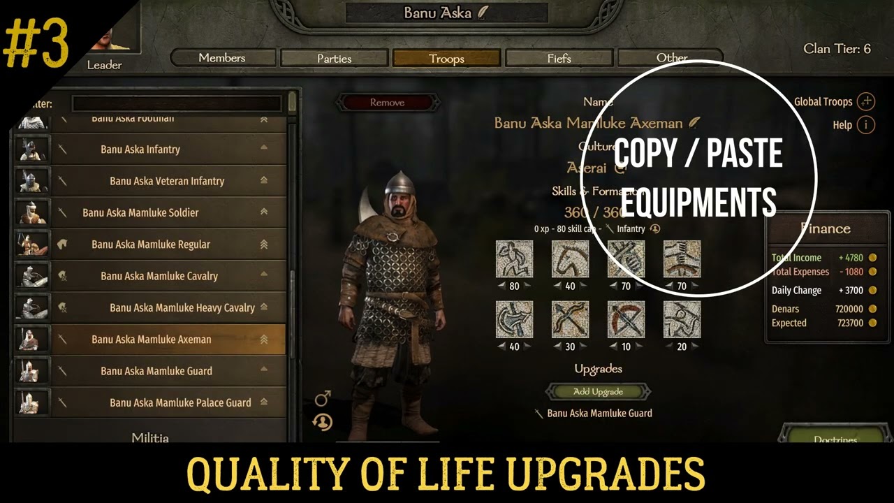 Retinues: Update 13 (Mount & Blade II Bannerlord mod)