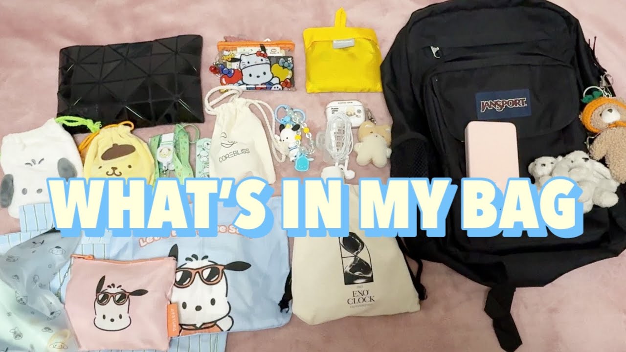 왓츠인마이백 1박2일ver (what’s in exol bag)