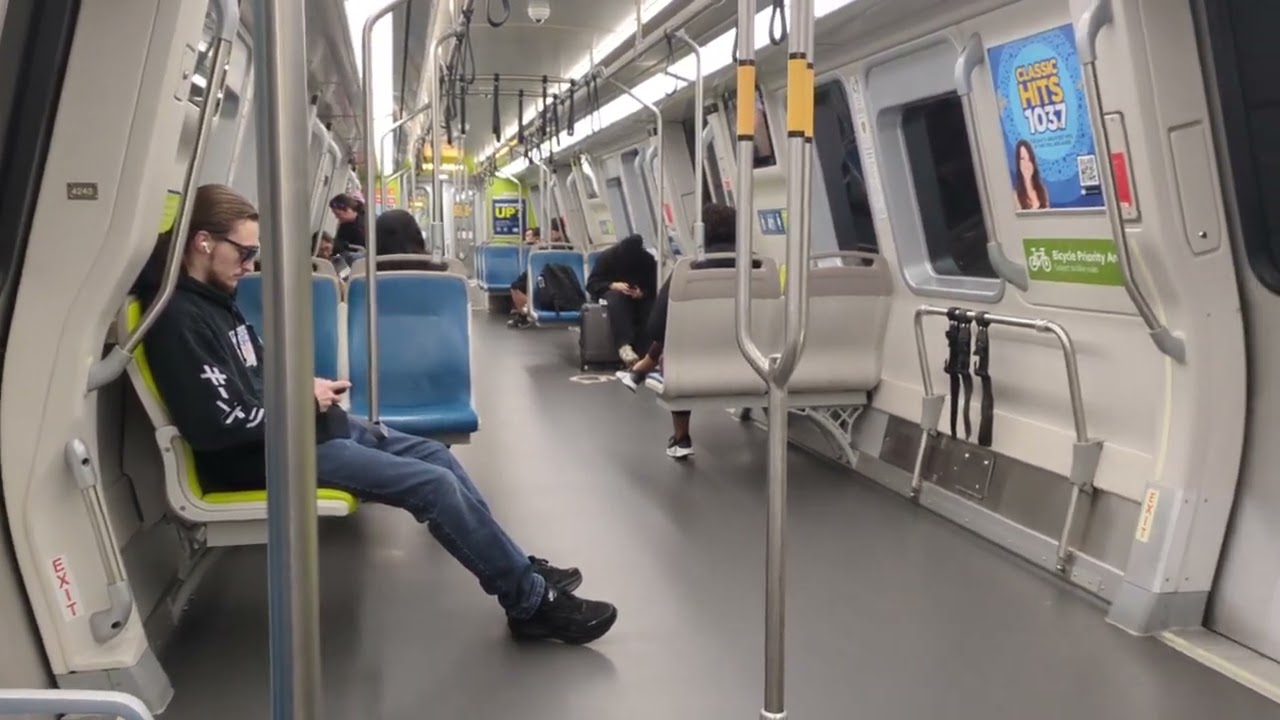 Northbound Orange Line (Lake Merritt - 12th St/Oakland City Center) ride