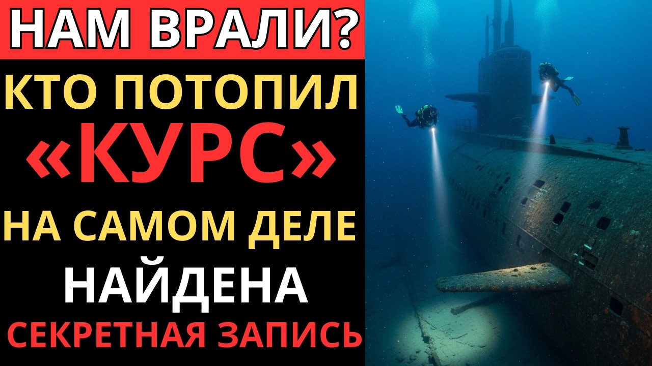 Поднятый самописец «Курска» раскрыл детали, от которых у адмиралов побледнели лица...