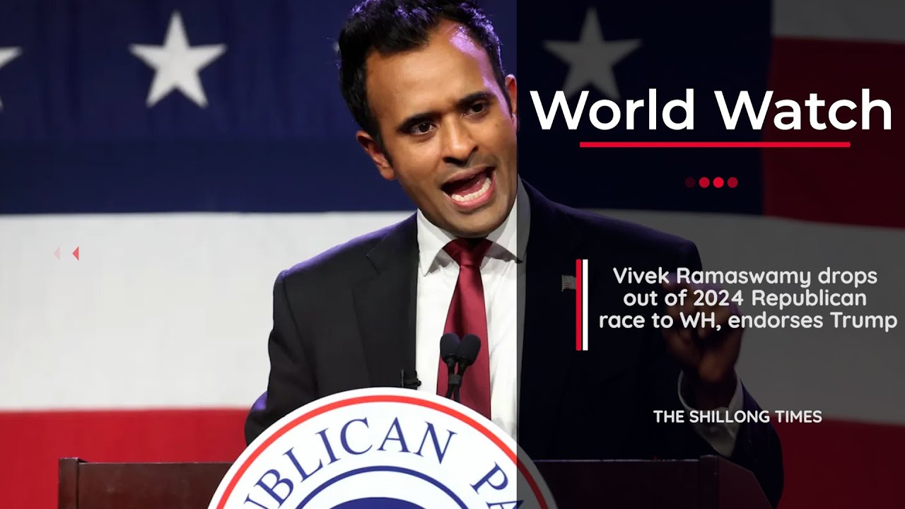Vivek Ramaswamy drops out of 2024 Republican race to WH, endorses Trump