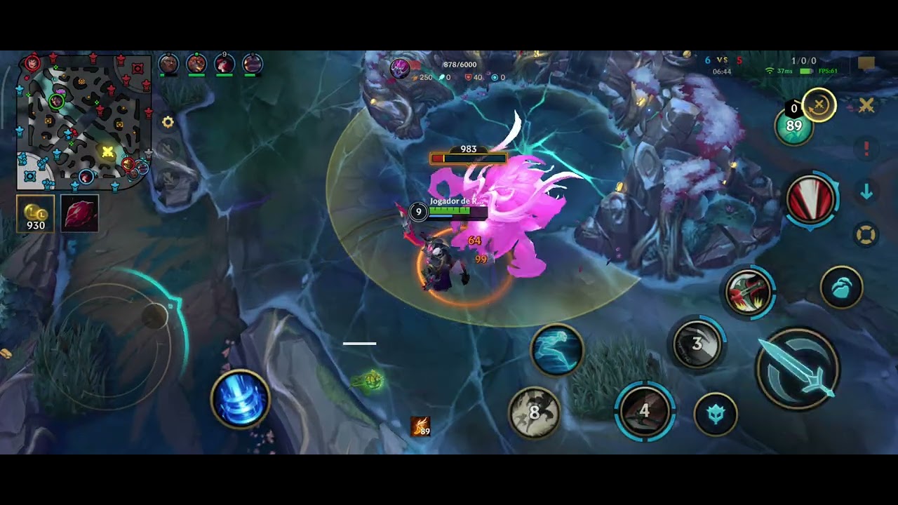 DEUS REI NO TOP!! WILD RIFT!! DARIUS VS GAREN!!