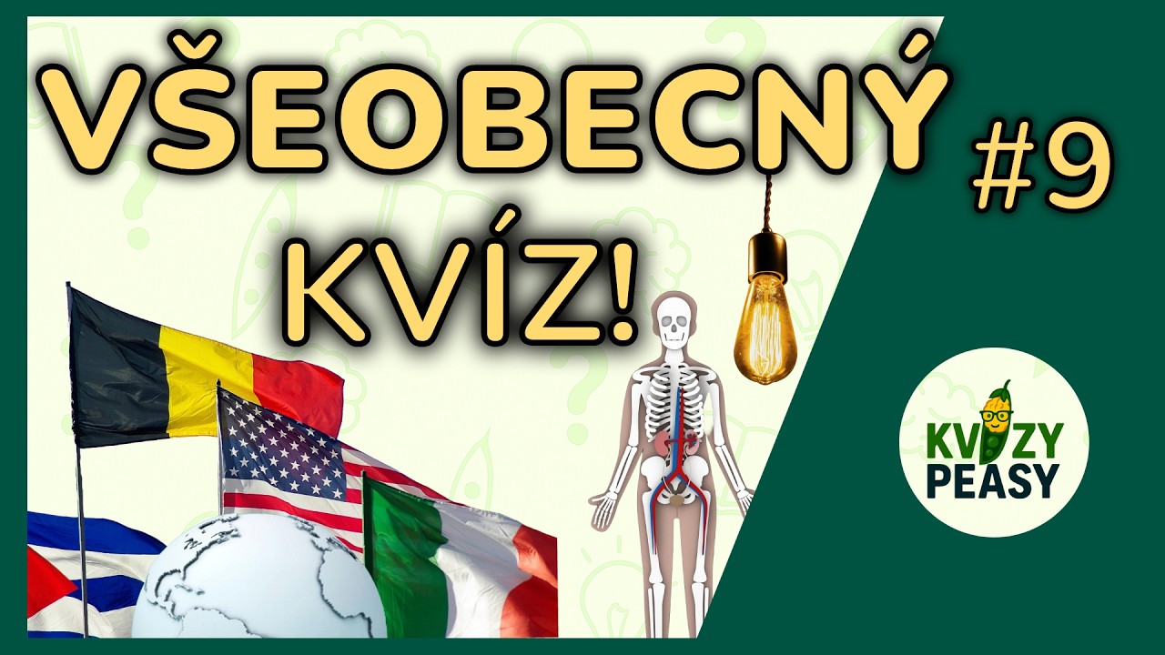 Zkus si, co všechno víš ze všeobecného přehledu! 🧠 | VŠEOBECNÝ KVÍZ 5