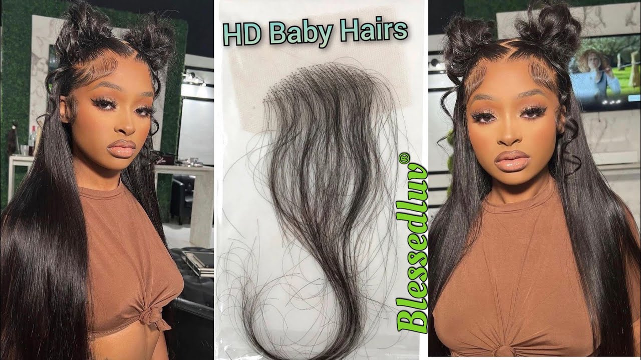 HD Lace Baby Hair p2, Edge Strips, Realistic Lace Baby Hairs For Lace Front, Closure &, frontal Wig