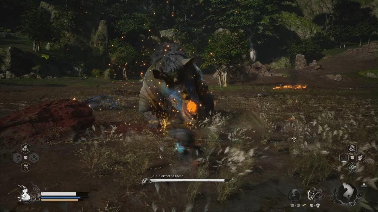 Black Myth: Wukong - How to Defeat Gold Armored Rhino Easily