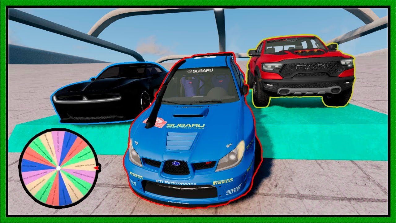 A ROLETA DECIDE, MELHORES CARROS VS PIORES, @gqgames @Taffinho ! BeamNG.drive MULTIPLAYER