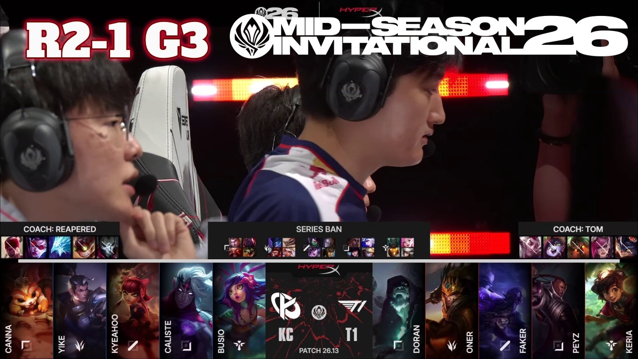 T1 vs KC - Game 3 | Round 2 LoL MSI 2026 Play-In Stage | T1 vs Karmine Corp G3 full game