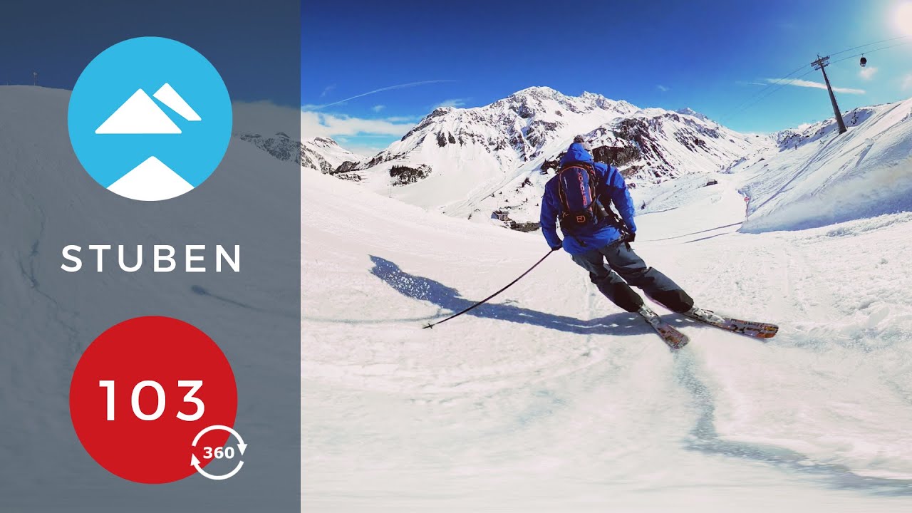 Stuben am Arlberg, Austria | Red 103 - 360 VR | Piste View