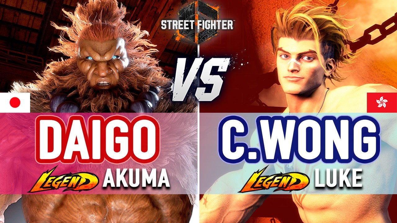 SF6 🔥 Daigo (Akuma) vs Chris Wong (Luke) 🔥 SF6 High Level Gameplay