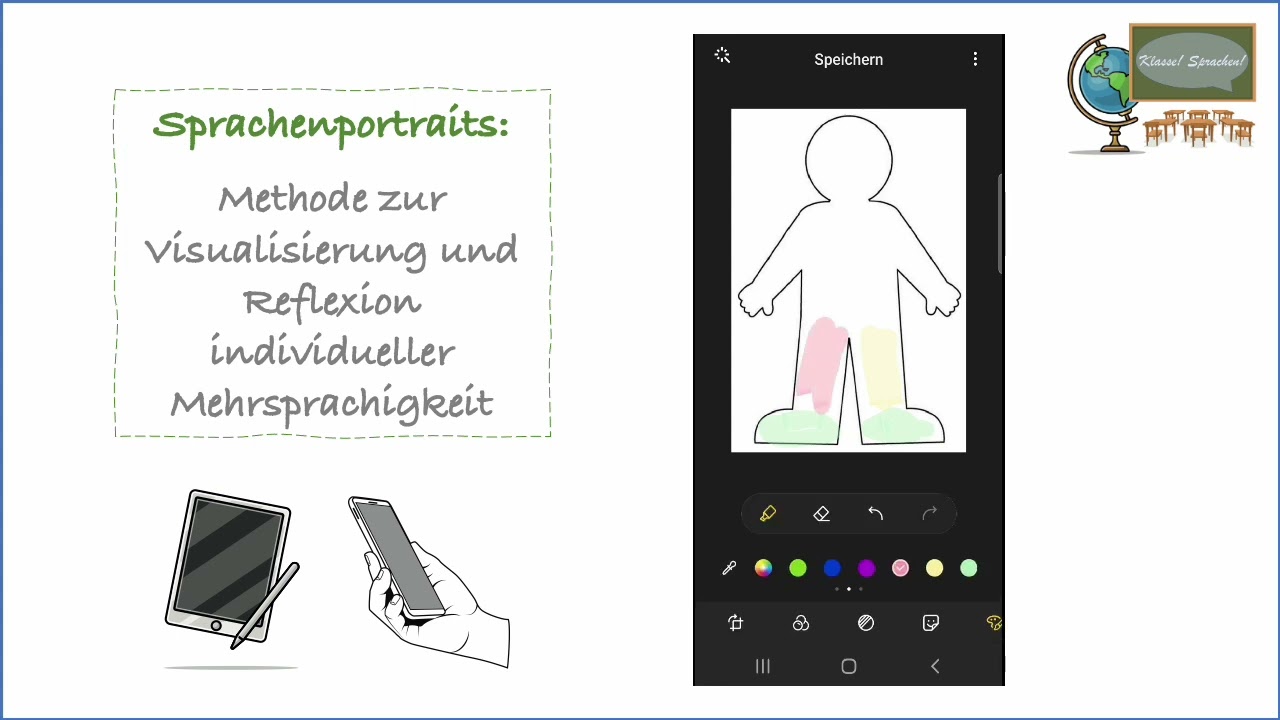 Sprachenportr&auml;ts digital gestalten