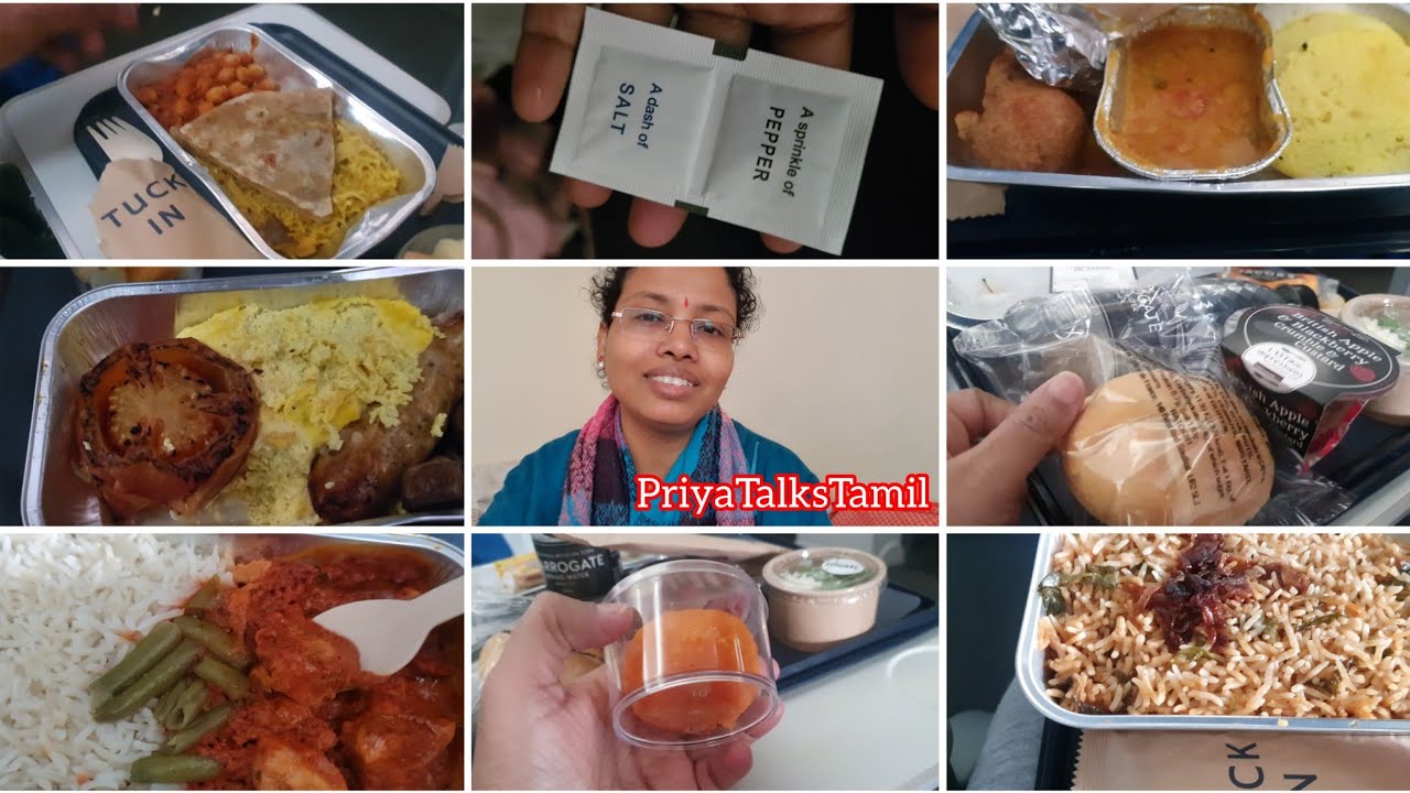 International Flight ✈️ Food Unboxing 🍽 – என்ன என்ன கொடுத்தாங்க பாருங்கே?