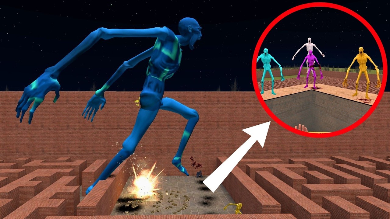 I Summoned 4 SCP-096s in One Maze… Instant Regret 😨